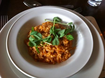 shrimp & smoked mussel risotto